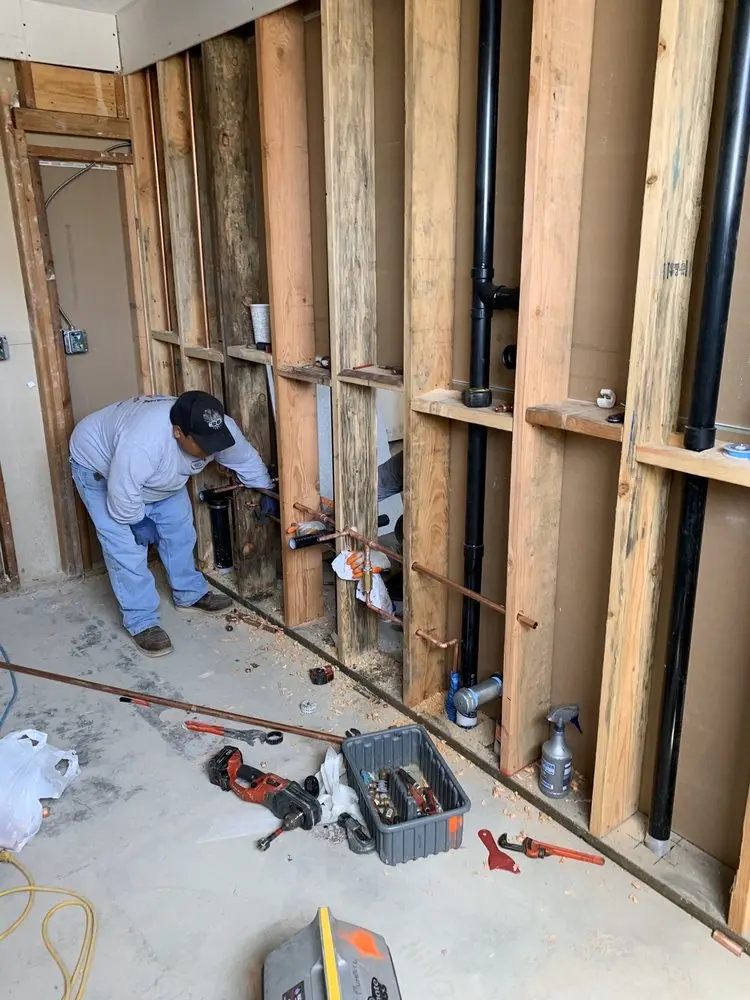 Commercial rough-in plumbing for Gas Line Repair in Adams Crossroads